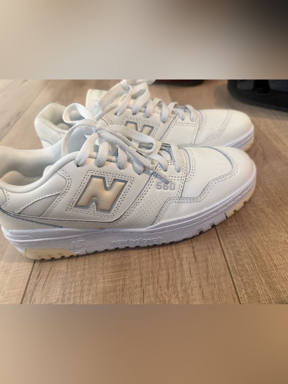 New Balance 550 Sneaker, 9.5, seasalt/calcium - Picture 8 of 16